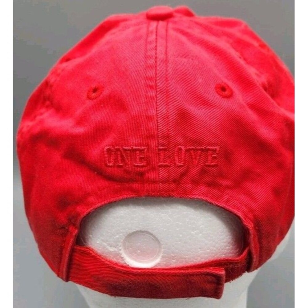 Raising Canes Chicken Fingers One Love Crew Cap Hat Employee Adjustable One Size - Picture 13 of 15
